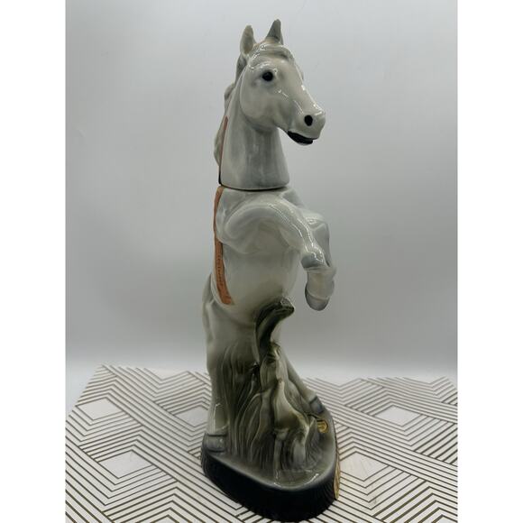 Vintage 1962 James Bean Painted Porcelain Horse Statue Decanter MCM - Picture 6 of 9